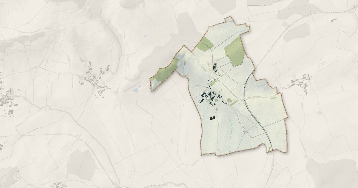 Portrait cartographique de Boulaincourt : relief, eau, forêts, bâti et voies, calculés à partir des données de l'IGN