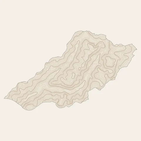 La Bresse : courbes de niveau
