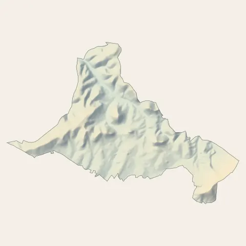 Bruyères : relief