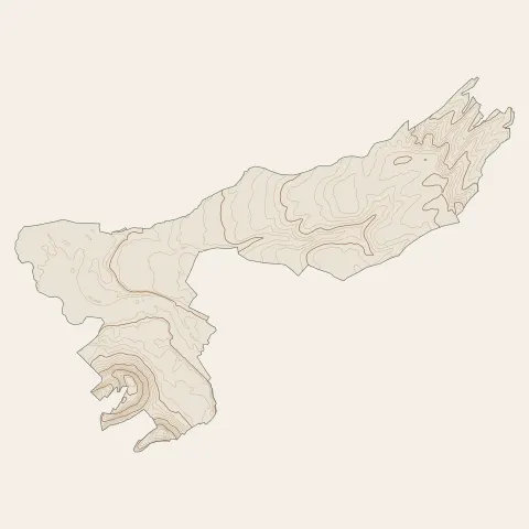 Charmes : courbes de niveau