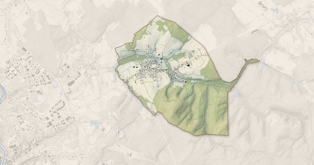Portrait cartographique de Deyvillers : relief, eau, forêts, bâti et voies, calculés à partir des données de l'IGN