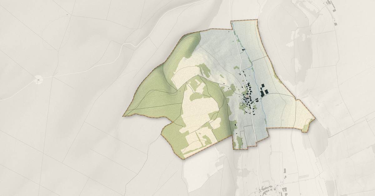 Portrait cartographique de Dolaincourt : relief, eau, forêts, bâti et voies, calculés à partir des données de l'IGN