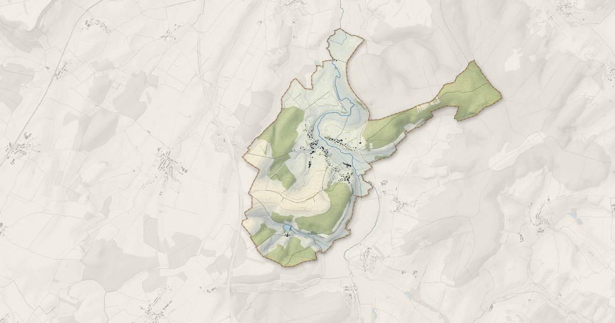 Portrait cartographique de Dombrot-sur-Vair : relief, eau, forêts, bâti et voies, calculés à partir des données de l'IGN