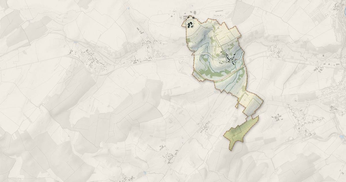 Portrait cartographique de Domvallier : relief, eau, forêts, bâti et voies, calculés à partir des données de l'IGN