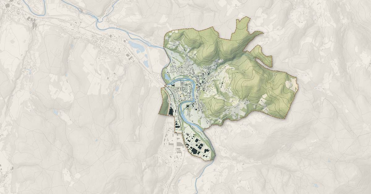 Portrait cartographique de Éloyes : relief, eau, forêts, bâti et voies, calculés à partir des données de l'IGN