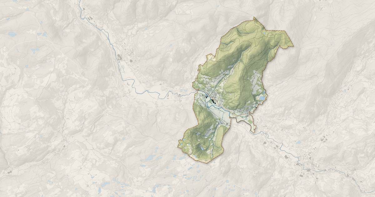 Portrait cartographique de Ferdrupt : relief, eau, forêts, bâti et voies, calculés à partir des données de l'IGN