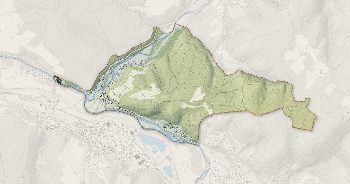 Portrait cartographique de Jarménil : relief, eau, forêts, bâti et voies, calculés à partir des données de l'IGN