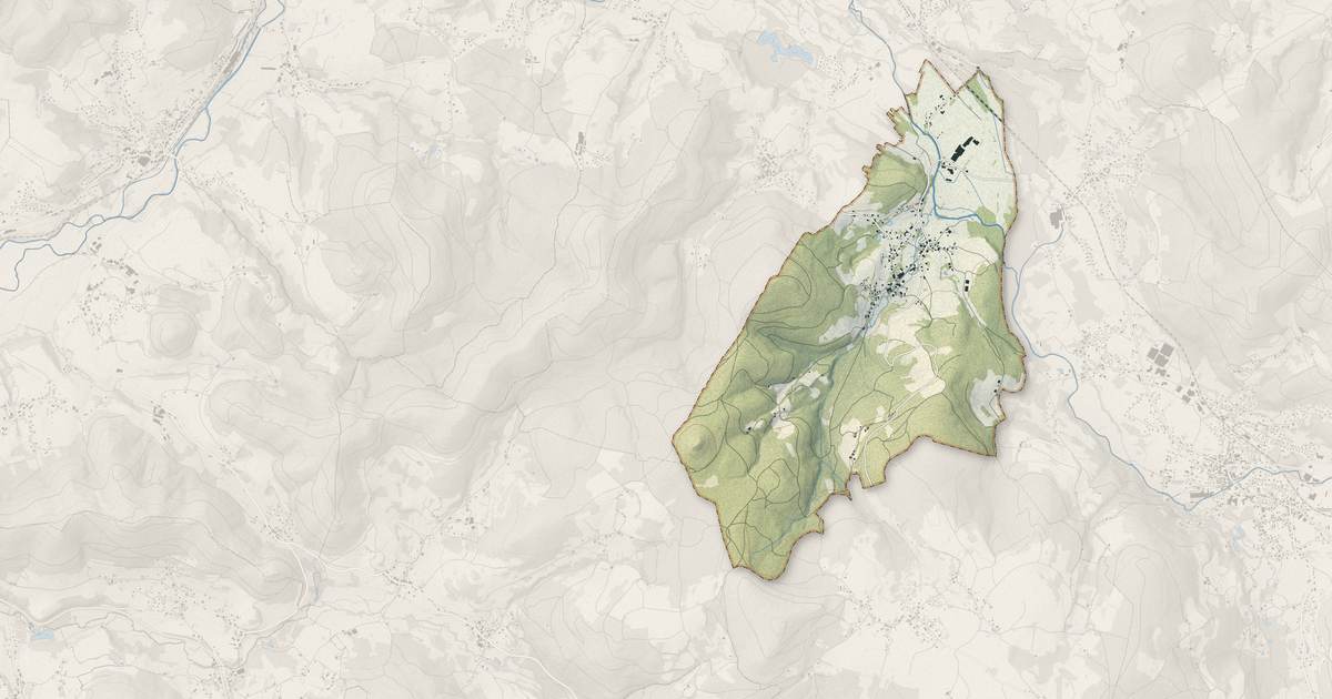 Portrait cartographique de Jussarupt : relief, eau, forêts, bâti et voies, calculés à partir des données de l'IGN