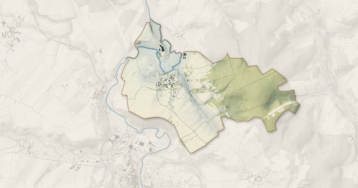 Portrait cartographique de Mazirot : relief, eau, forêts, bâti et voies, calculés à partir des données de l'IGN