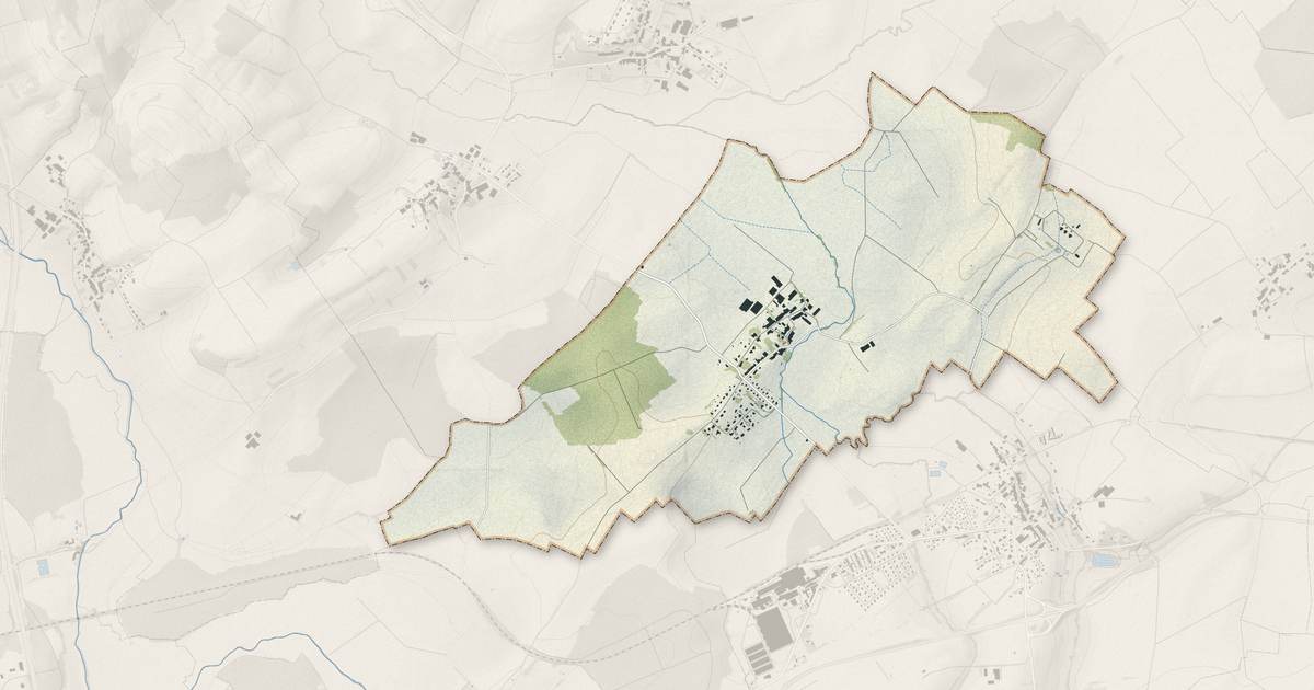 Portrait cartographique de Morelmaison : relief, eau, forêts, bâti et voies, calculés à partir des données de l'IGN