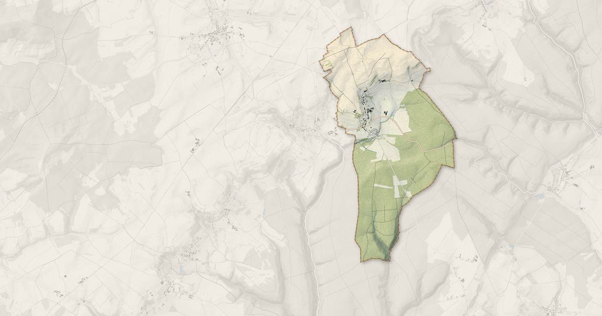 Portrait cartographique de Provenchères-lès-Darney : relief, eau, forêts, bâti et voies, calculés à partir des données de l'IGN