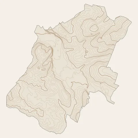 Rambervillers : courbes de niveau