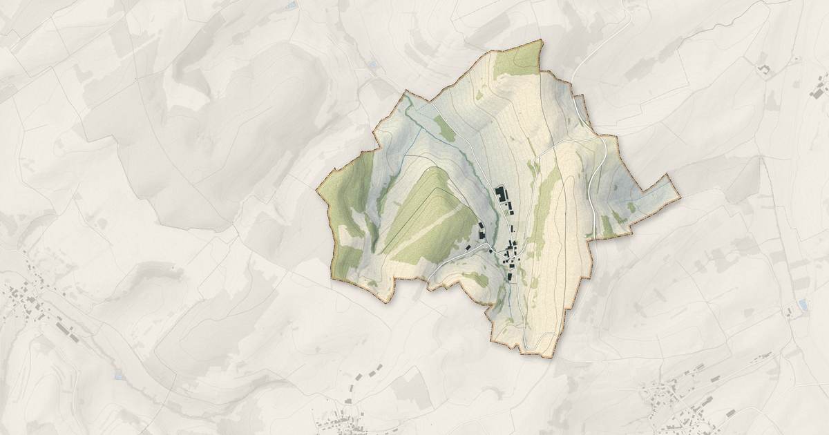 Portrait cartographique de Rapey : relief, eau, forêts, bâti et voies, calculés à partir des données de l'IGN