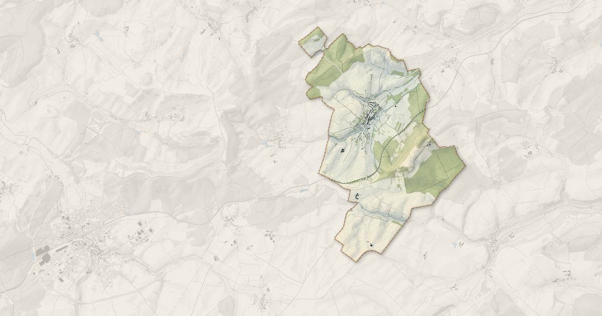 Portrait cartographique de Remoncourt : relief, eau, forêts, bâti et voies, calculés à partir des données de l'IGN