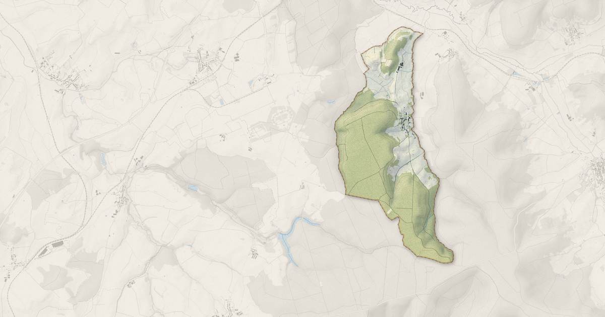 Portrait cartographique de Romain-aux-Bois : relief, eau, forêts, bâti et voies, calculés à partir des données de l'IGN