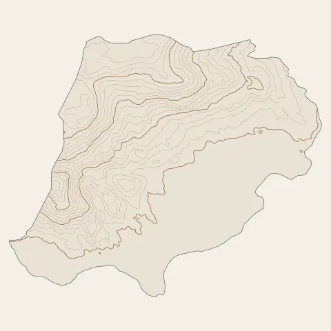 Saint-Amé : courbes de niveau
