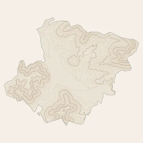 Saint-Dié-des-Vosges : courbes de niveau