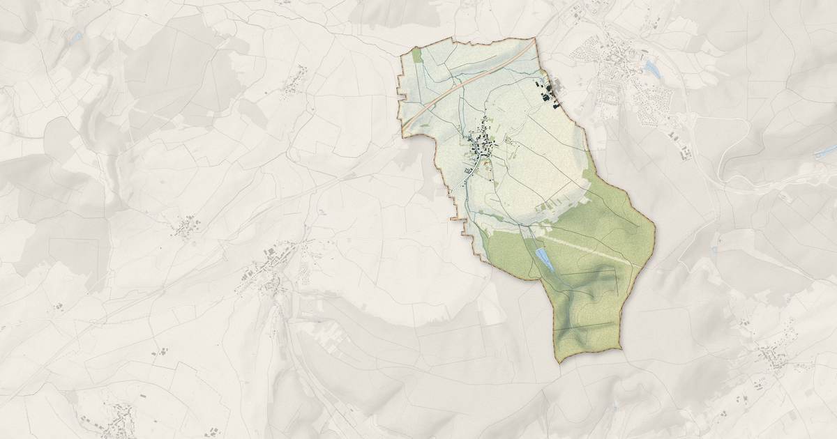 Portrait cartographique de Saulxures-lès-Bulgnéville : relief, eau, forêts, bâti et voies, calculés à partir des données de l'IGN