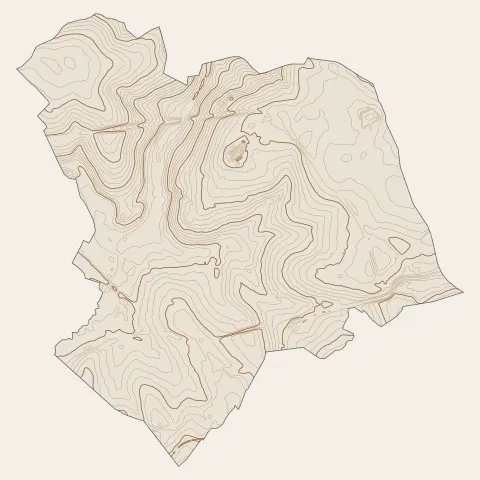 Uxegney : courbes de niveau