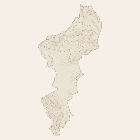 Vagney : courbes de niveau