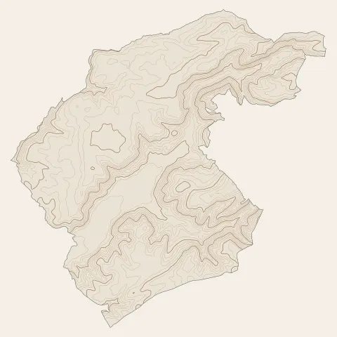 Le Val-d'Ajol : courbes de niveau