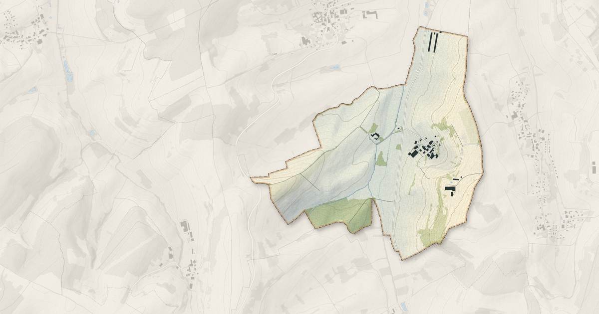 Portrait cartographique de Varmonzey : relief, eau, forêts, bâti et voies, calculés à partir des données de l'IGN