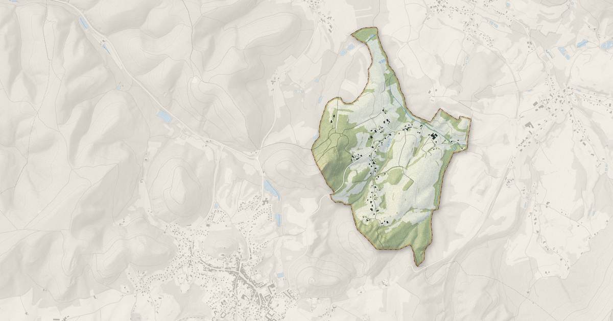 Portrait cartographique de Vervezelle : relief, eau, forêts, bâti et voies, calculés à partir des données de l'IGN