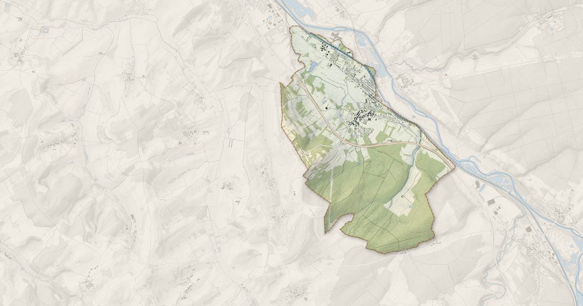 Portrait cartographique de Vincey : relief, eau, forêts, bâti et voies, calculés à partir des données de l'IGN