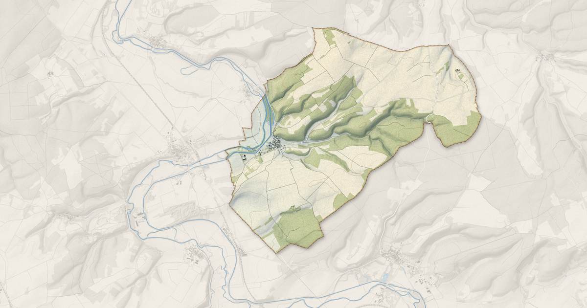 Portrait cartographique de Ancy-le-Libre : relief, eau, forêts, bâti et voies, calculés à partir des données de l'IGN