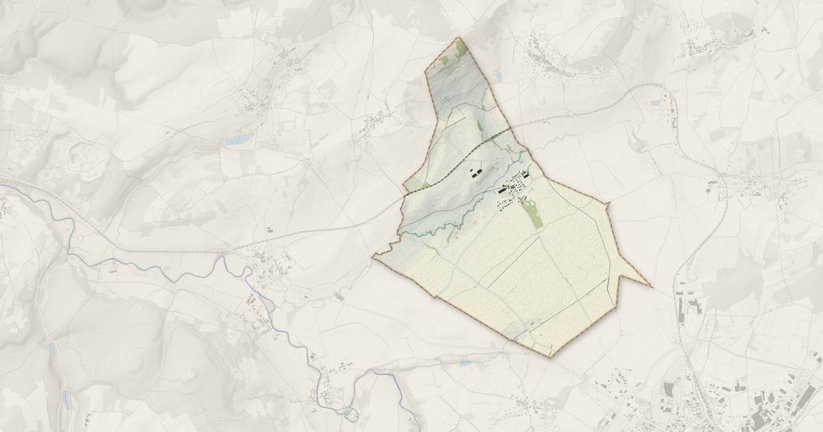 Portrait cartographique de Annéot : relief, eau, forêts, bâti et voies, calculés à partir des données de l'IGN