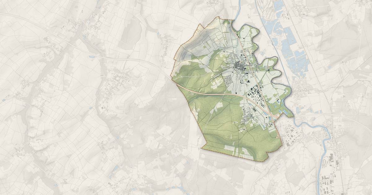Portrait cartographique de Appoigny : relief, eau, forêts, bâti et voies, calculés à partir des données de l'IGN