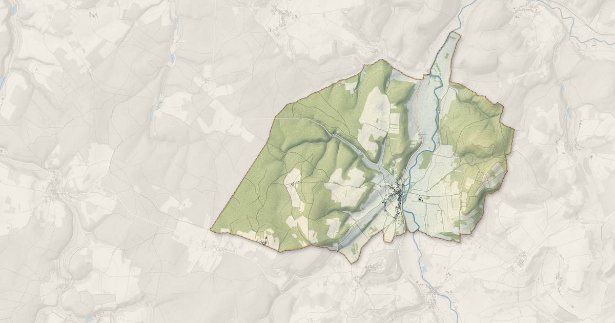 Portrait cartographique de Asquins : relief, eau, forêts, bâti et voies, calculés à partir des données de l'IGN