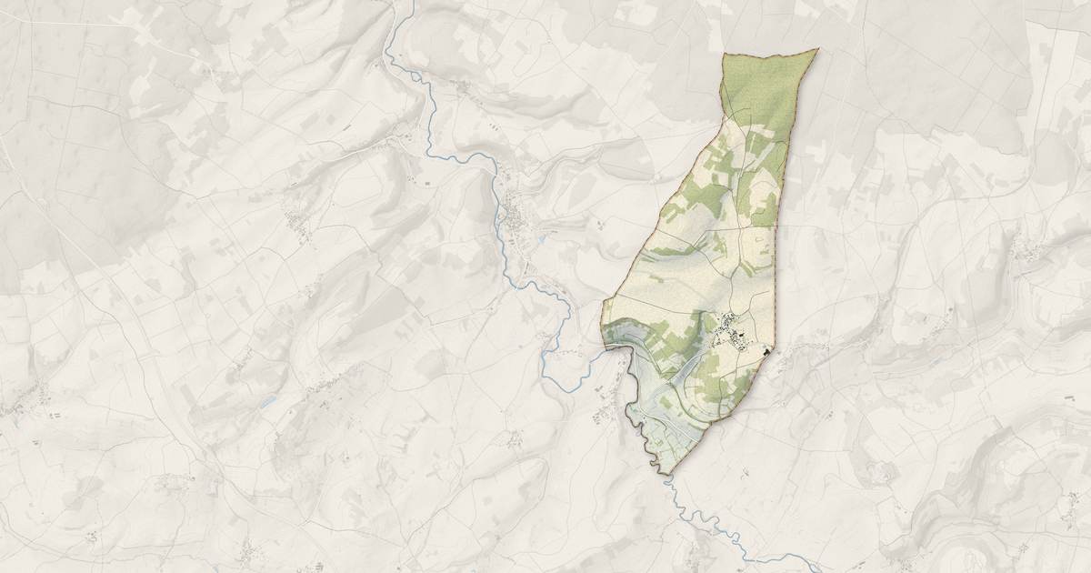 Portrait cartographique de Blacy : relief, eau, forêts, bâti et voies, calculés à partir des données de l'IGN