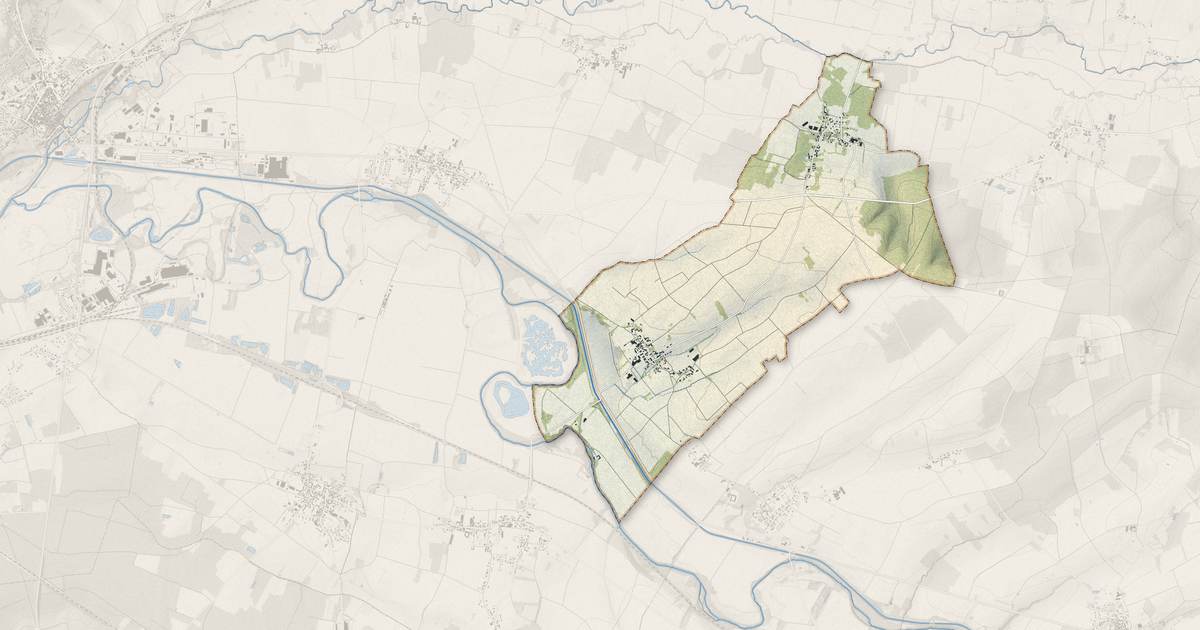 Portrait cartographique de Butteaux : relief, eau, forêts, bâti et voies, calculés à partir des données de l'IGN