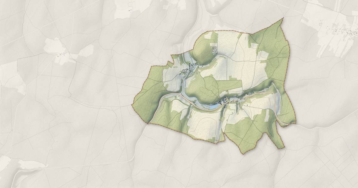 Portrait cartographique de Chamoux : relief, eau, forêts, bâti et voies, calculés à partir des données de l'IGN