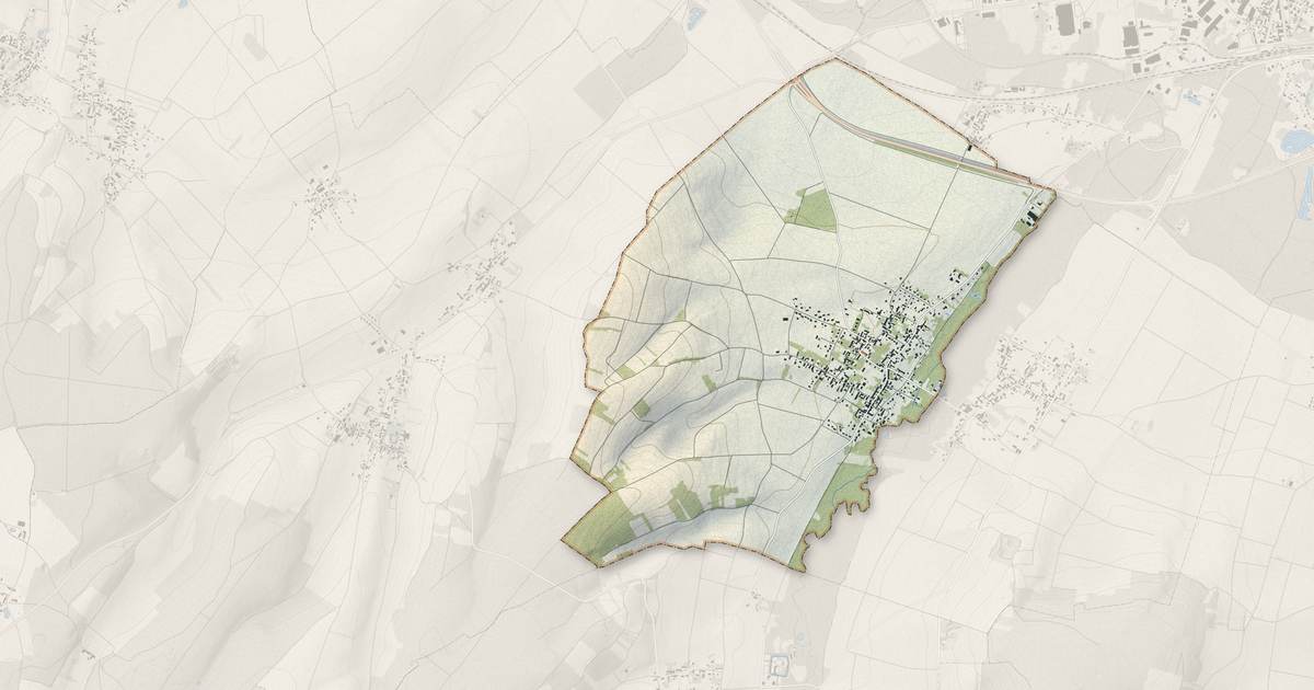 Portrait cartographique de Chamvres : relief, eau, forêts, bâti et voies, calculés à partir des données de l'IGN