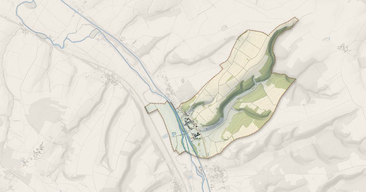 Portrait cartographique de Cheney : relief, eau, forêts, bâti et voies, calculés à partir des données de l'IGN