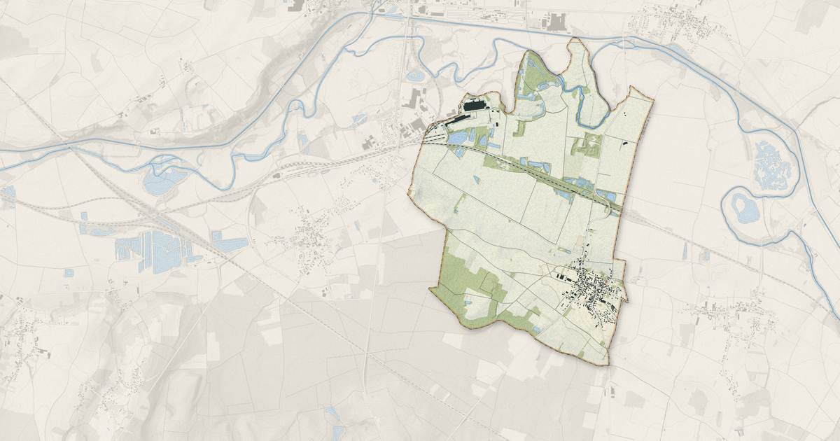 Portrait cartographique de Chéu : relief, eau, forêts, bâti et voies, calculés à partir des données de l'IGN