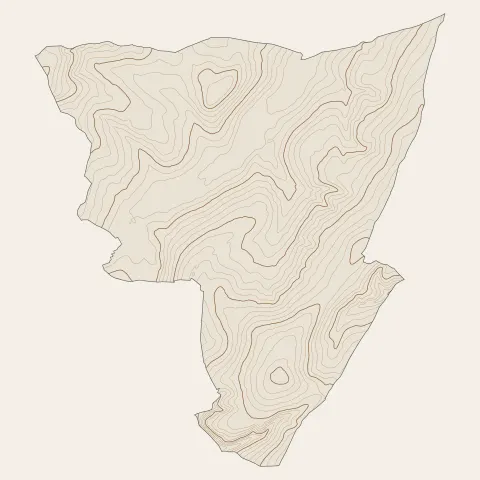 Chevannes : courbes de niveau