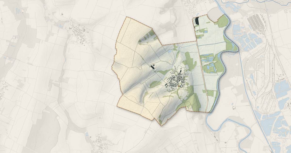 Portrait cartographique de Chichery : relief, eau, forêts, bâti et voies, calculés à partir des données de l'IGN