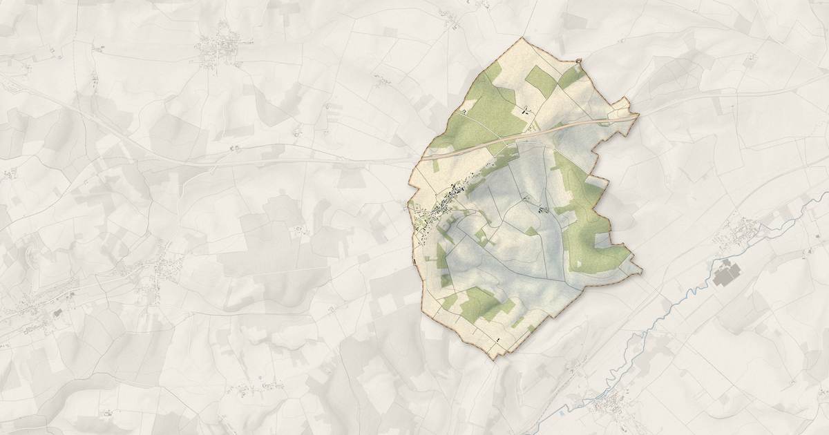 Portrait cartographique de Les Clérimois : relief, eau, forêts, bâti et voies, calculés à partir des données de l'IGN