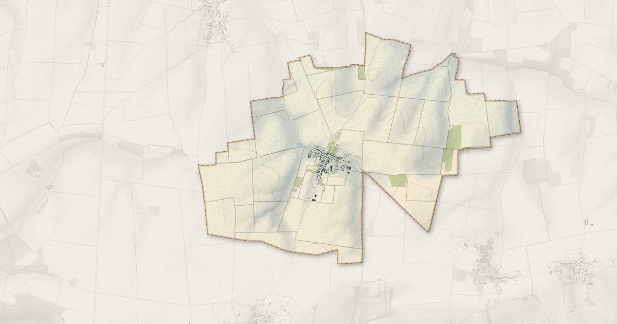 Portrait cartographique de Compigny : relief, eau, forêts, bâti et voies, calculés à partir des données de l'IGN