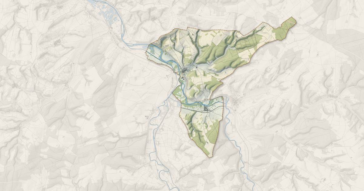 Portrait cartographique de Deux Rivières : relief, eau, forêts, bâti et voies, calculés à partir des données de l'IGN