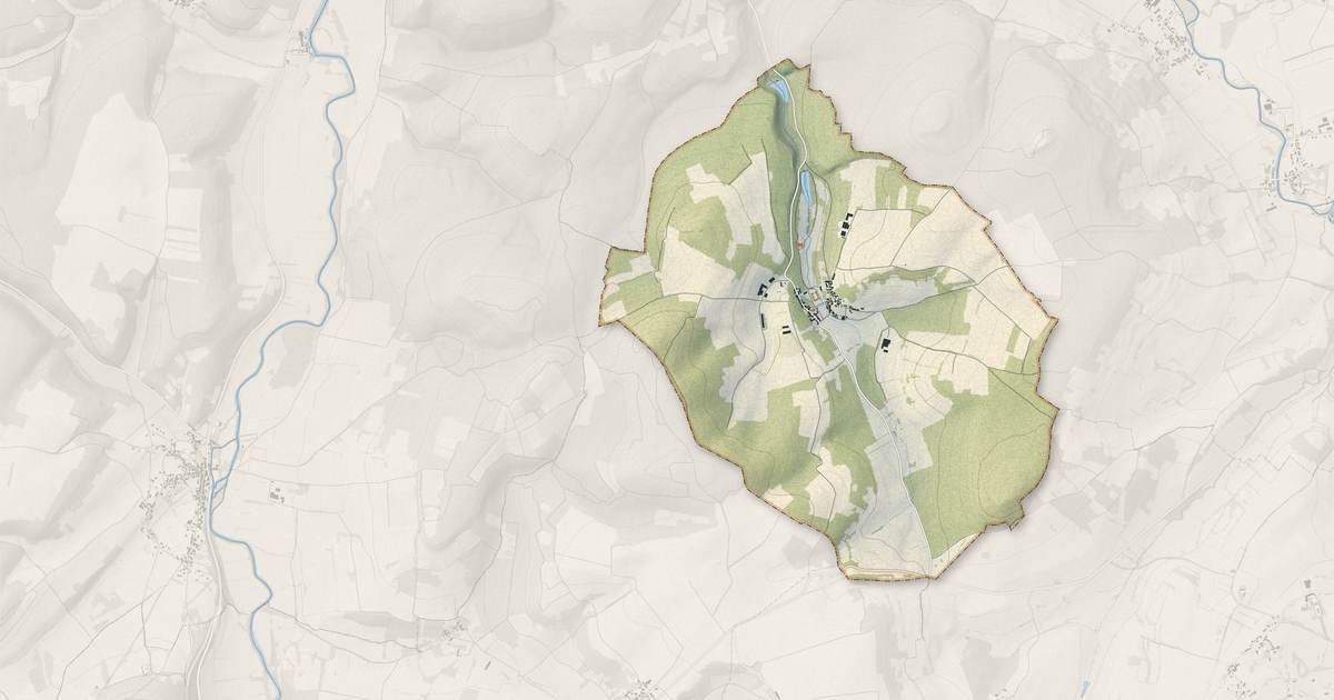 Portrait cartographique de Domecy-sur-le-Vault : relief, eau, forêts, bâti et voies, calculés à partir des données de l'IGN