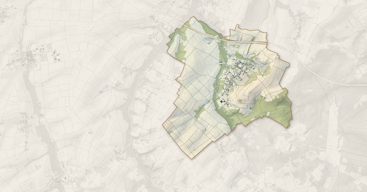 Portrait cartographique de Fleury-la-Vallée : relief, eau, forêts, bâti et voies, calculés à partir des données de l'IGN