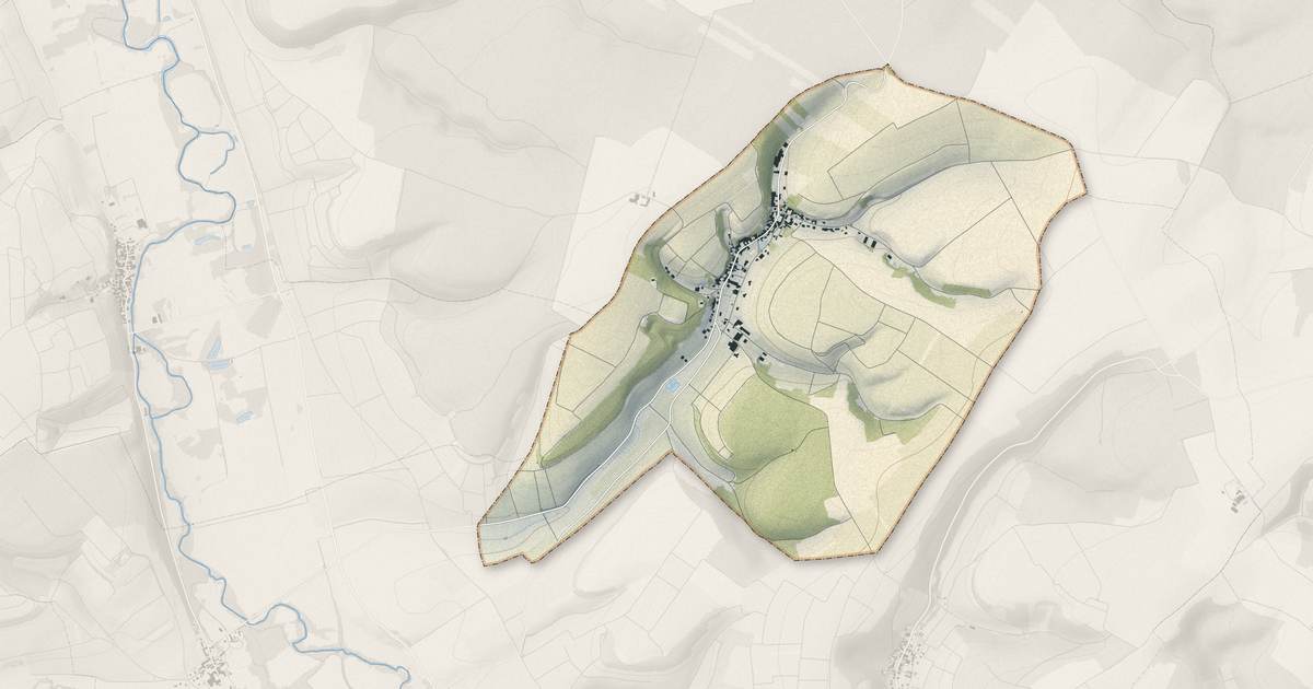 Portrait cartographique de Fontenay-près-Chablis : relief, eau, forêts, bâti et voies, calculés à partir des données de l'IGN