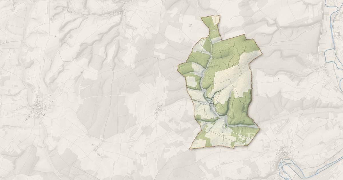 Portrait cartographique de Fontenay-sous-Fouronnes : relief, eau, forêts, bâti et voies, calculés à partir des données de l'IGN