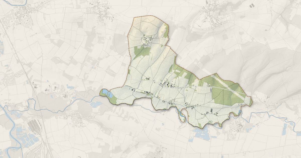 Portrait cartographique de Hauterive : relief, eau, forêts, bâti et voies, calculés à partir des données de l'IGN