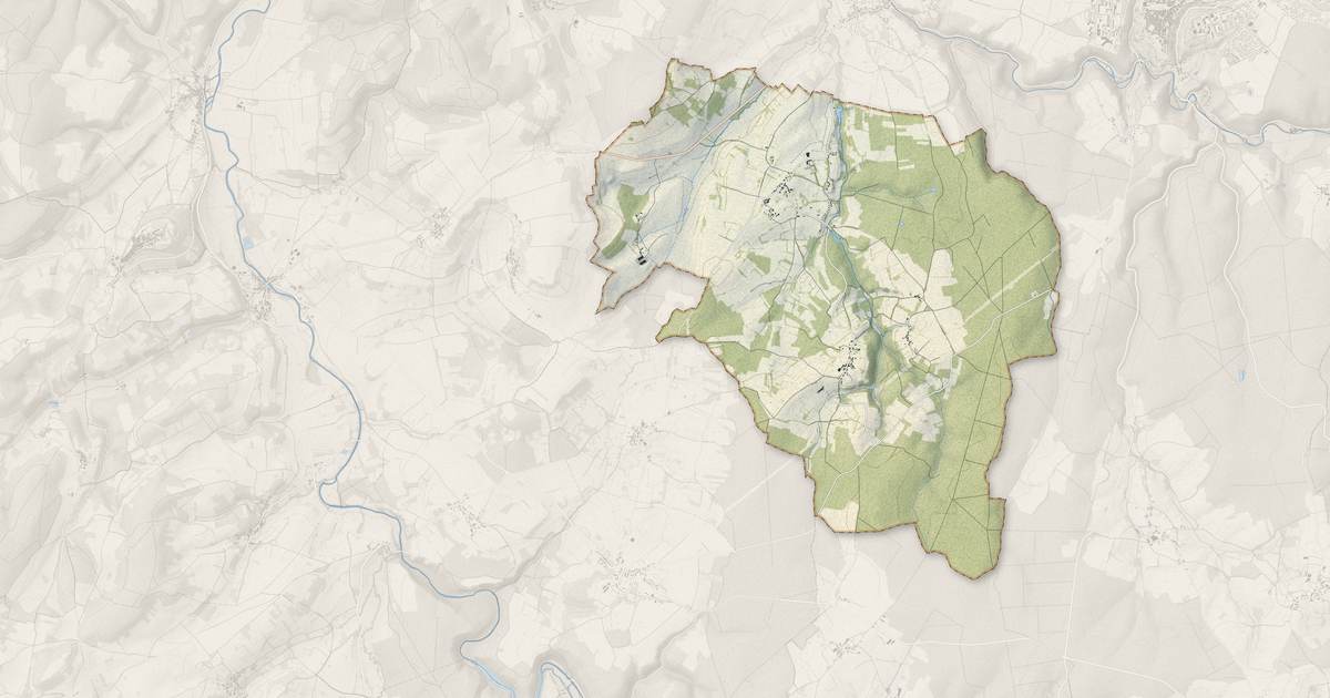 Portrait cartographique de Island : relief, eau, forêts, bâti et voies, calculés à partir des données de l'IGN
