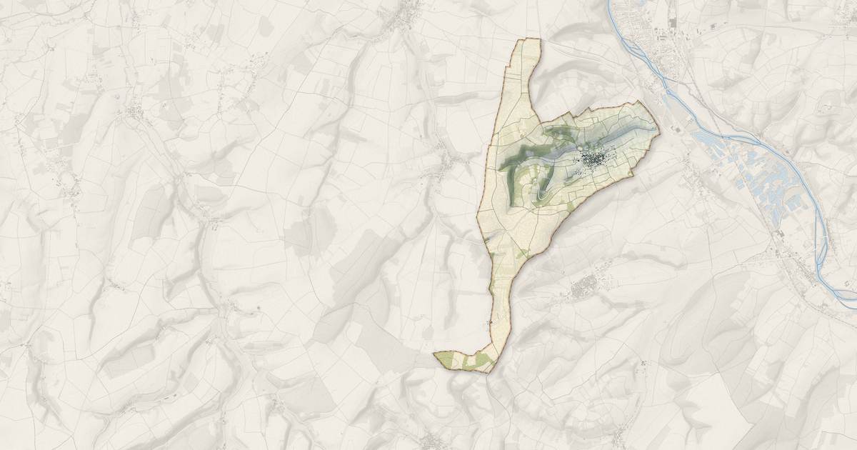 Portrait cartographique de Jussy : relief, eau, forêts, bâti et voies, calculés à partir des données de l'IGN